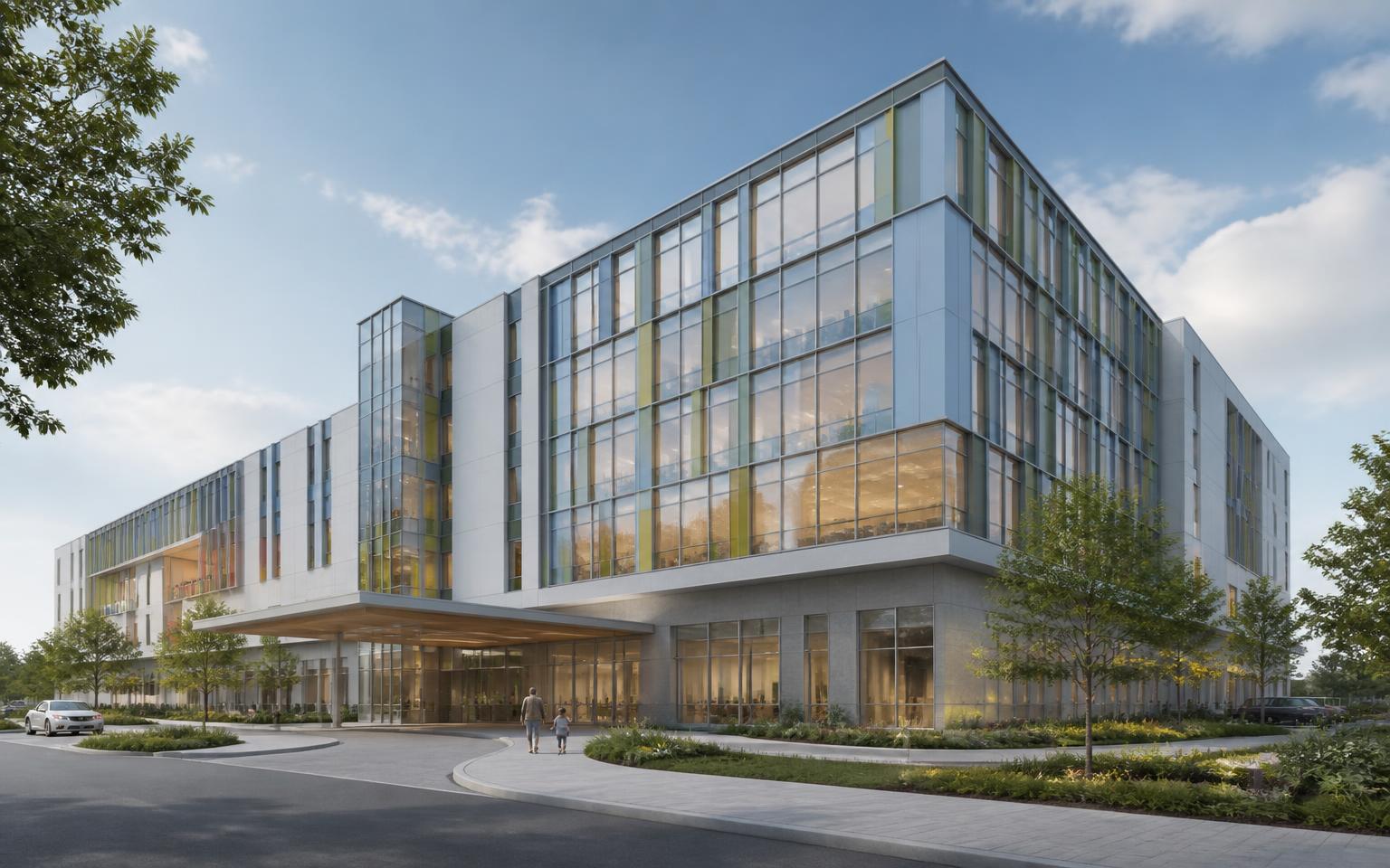 Children's Medical Center — Healthcare-grade accessories, partitions, and protective wall systems